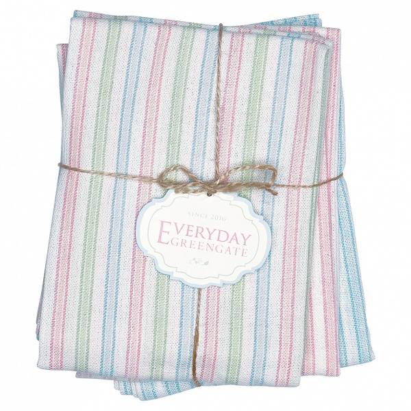 GreenGate, kjkkenhndkle Alice pastel 3pk