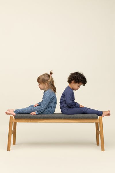 Gullkorn design, Vennen bambussett ltd marineblå