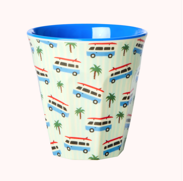 Rice, medium kopp i melamin, cars