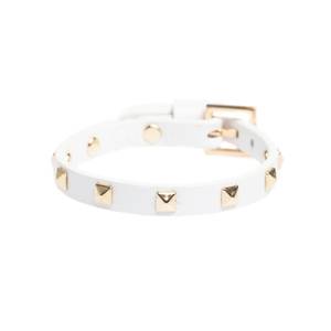 Hovedbilde Dark, Leather stud bracelet ...